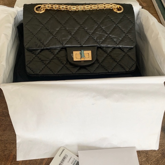 Chanel classic black reissue mini 224 GHW bag - Picture 9 of 9